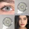 AMARA Blue Colored Contact Lenses Natural Look Green Eye Lenses Gray Contact Color Lenses Beauty Pupil Eye Cosmetics Yearly Use
