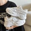 Fashion Women's New Chunky Sneakers Women Breathable Mesh Casual Shoes Sports Female Platform Lace Up Vulcanized Shoes Zapatillas Mujer