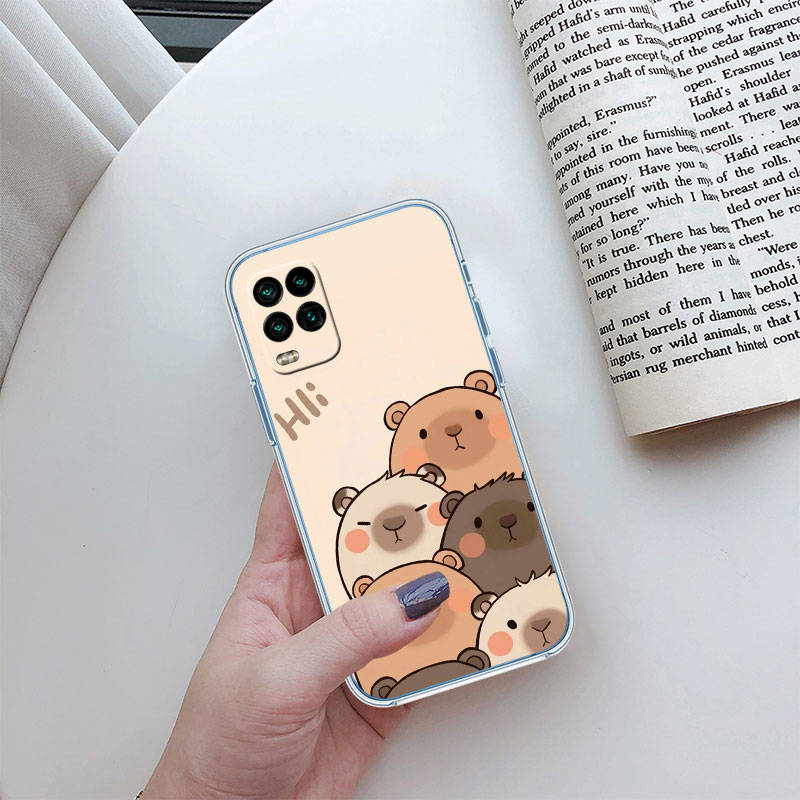 IR4 Capybara Cute Case for Motorola E22S E7 G6 G7 G8 G9 Plus Power Play G10 G20 G04 E30 E40 E22 E20 E13 E15 G22 G23 G05 G75 G35 G55