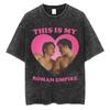 Heated Rivalry Shane Hollander Ilya Rozanov Hollanov Washed T Shirt Vintage Fashion Men Tshirts Cotton Loose Casual Tee Shirt