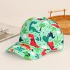 Детская бейсбольная кепка с принтом динозавра, дакроновая солнцезащитная шапочка с утиным языком, детская кепка