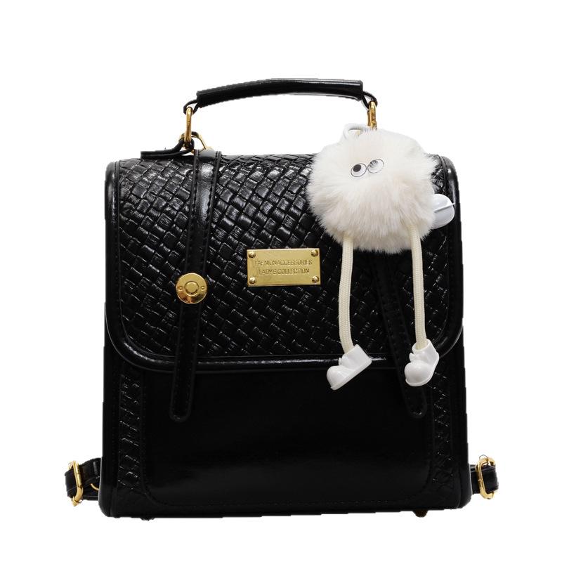 2025 New Temperament Fashionable Versatile Casual Small Backpack Women's High Sense of Foreign Style Trend Going Out Simple Backpack