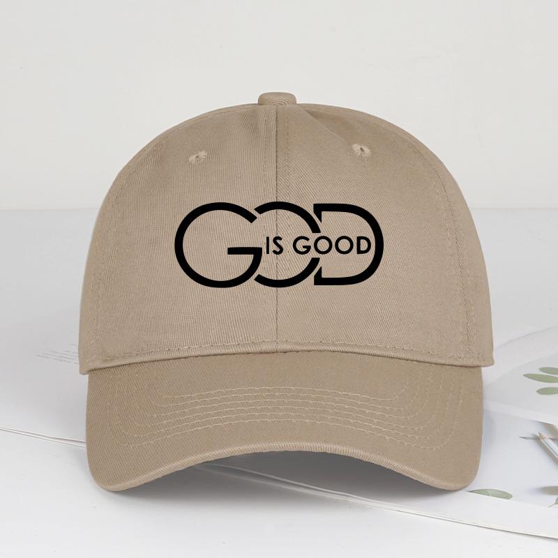 Кепка-бейсболка с принтом "Mlfo God Is Good", мягкий верх, для весны/лета, головной убор для защиты от солнца на открытом воздухе, рыболовная шляпа, унисекс