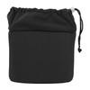 Waterproof Shockproof DSLR Camera Lens Insert Bag Padded Case With Drawstring (Black)