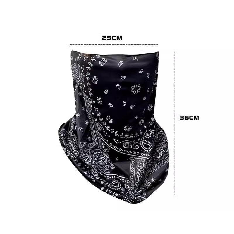 Солнцезащитная маска в стиле панк для мужчин и женщин, летняя маска для лица и шеи, защита от ультрафиолета, шарф для ушей, хип-хоп, спортивные банданы на открытом воздухе, велосипедные шарфы