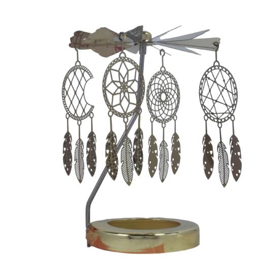 Топпер-карусель для свечи, вращающийся топпер для чайной свечи, вращающаяся карусель, украшение для чайной свечи для центрального элемента, каминной полки, стола