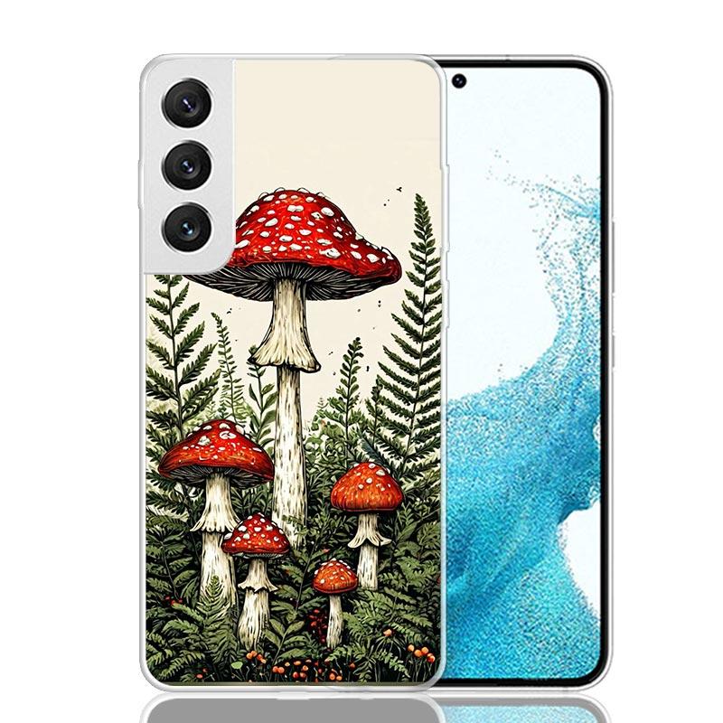 Красочный гриб для Samsung Galaxy S25 S24 S23 S22 Ultra Чехол для телефона S21 Plus S20 FE S10 + S25Edge Fundas Обложка Coque S25 S24 S