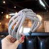 Multilayer Knotted Hairband Color Wide Headband Headwear Women Solid
