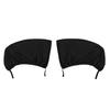 2x Universal Car Front Side Window Sunshade Covers UV Protect Mesh Curtain Black