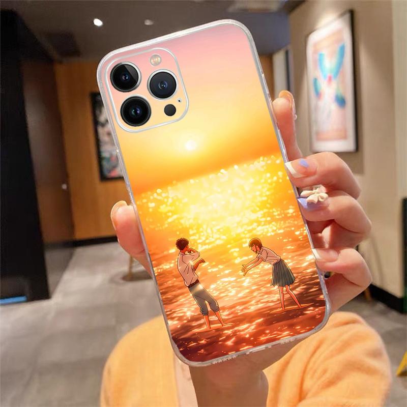Чехол для телефона Для iphone 17 Pro Air 17ProMax 16 15 14 13 Pro Max 16 15 14 13 Pro 15Plus Синяя коробка Chinatsu Taiki Hina Chono