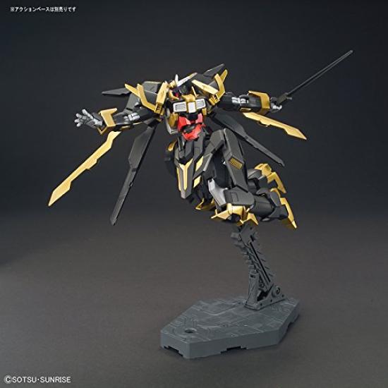 Пластиковая модель HGBF Gundam Build Fighters AR Gundam Schwarzritter в масштабе 1/144 с цветовой кодировкой