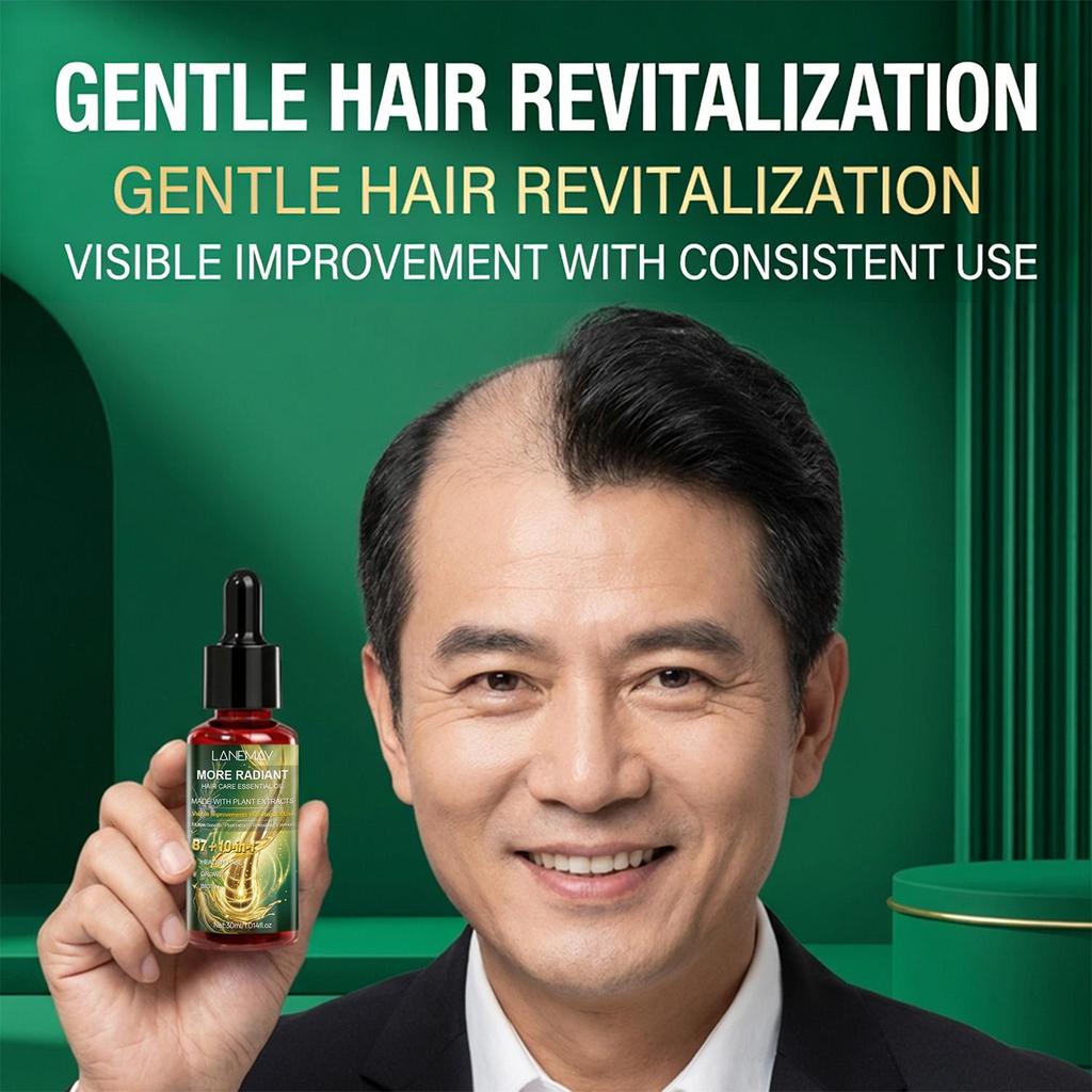 Hair Care Essential Oil-Moisturizes Dry Hair And Reduces Frizz For Smooth, Manageable Locks- Leaves Hair Shiny & Soft-30ml