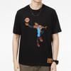 Nike Space Jam 2 LeBron James с мультяшным принтом, спортивная футболка с короткими рукавами, мужские топы, черный DH3832-010
