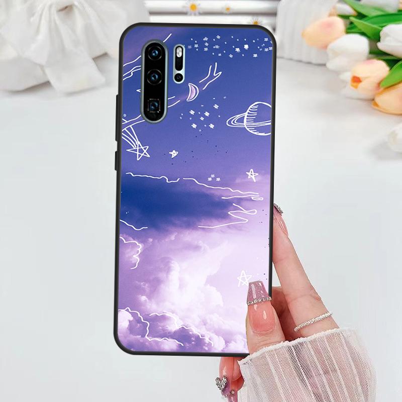 Фиолетовый эстетичный чехол для Huawei Nova 5T 3i 7i 8i 11i 10 9 SE Y60 Y61 Y70 Y90 P20 P40 Lite P60 P30 Pro