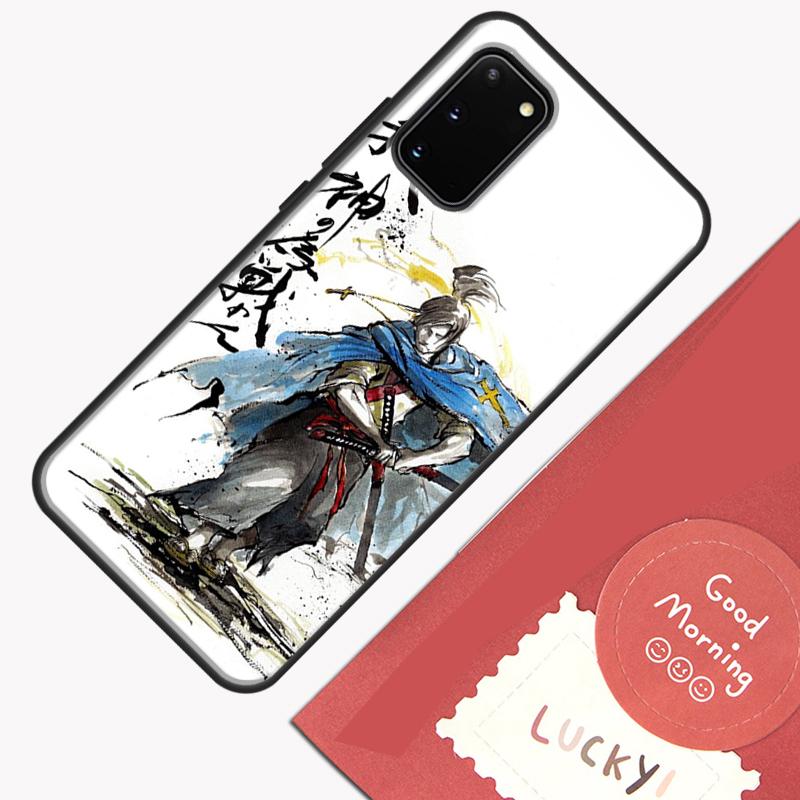 Японский воин-самурай Чехол для телефона для Samsung Galaxy S23 S26 Ultra S20 S21 S22 S24 S25 Plus S10 S25 FE Защитный корпус