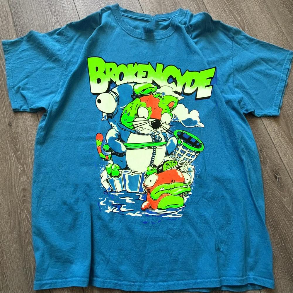 Редкая Коллекция Brokencyde Постер Подарок для Фаната S to 5XL Синяя Футболка Унисекс Футболка