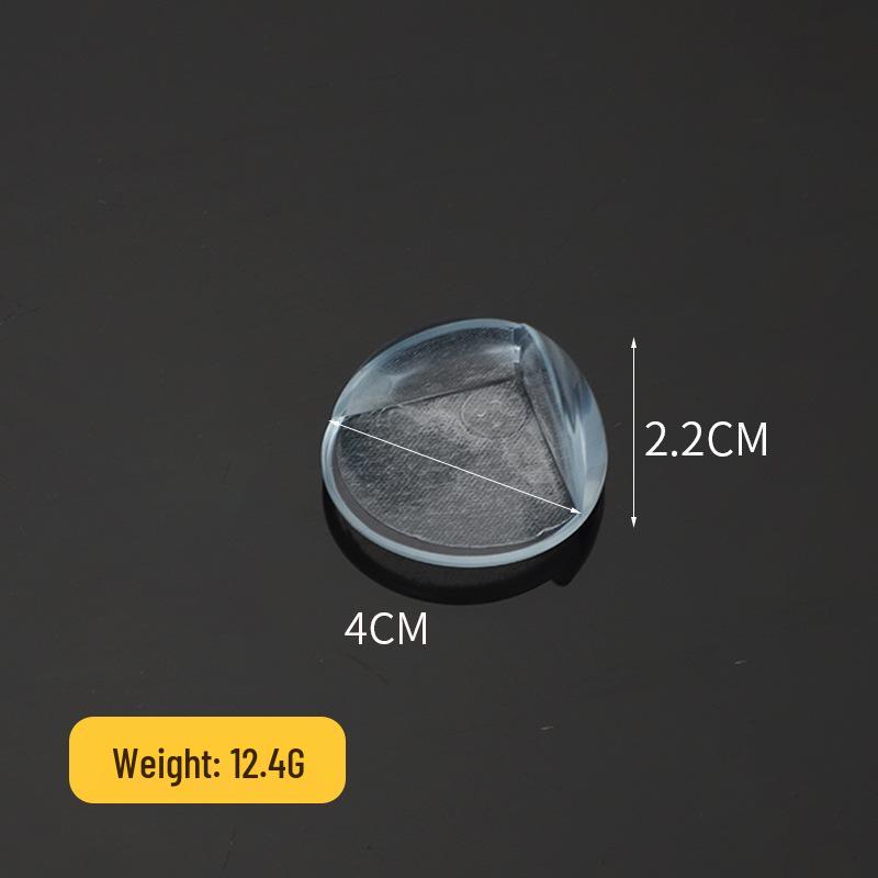 Transparent Children's Table Corner Protector - Thickened, Right Angle, Soft Anti-Collision Cover for Household Safety