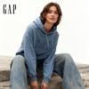 GAP Women's 2025 Autumn Logo Heavy Terry Batwing Hooded Sweatshirt