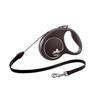 Поводок для собаки Flexi Black Design, маленький шнур (Менее 12 кг), 5м, черный