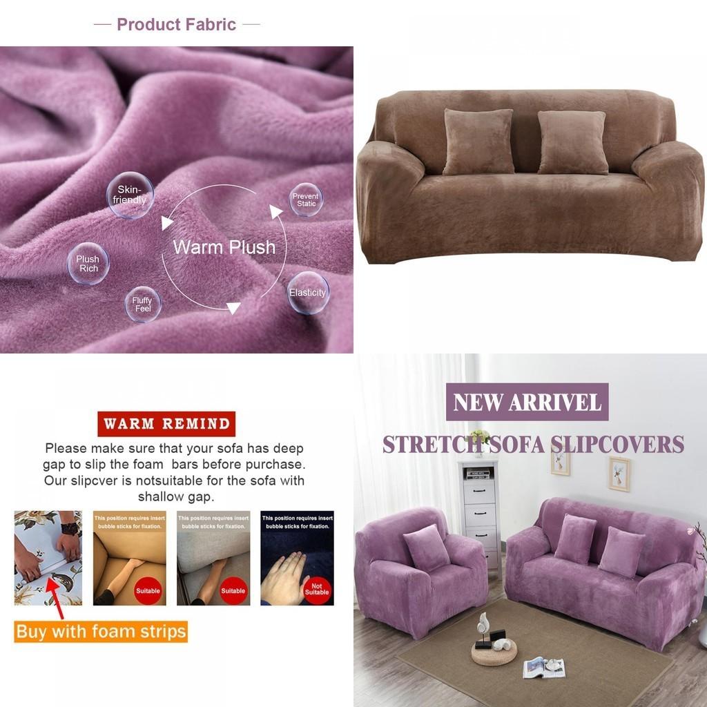 Durable Extensible Couch Cover Breathable And Comfortable Slipcover For Home Interiors