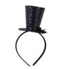 Kids Vintage Fascinator Top Hat Exquisite Glitter for Tea Party Children Costume Pillbox Hat Headwear for