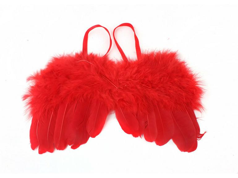 Костюм крыльев ангела из перьев в европейском и американском стиле для детской фотосессии