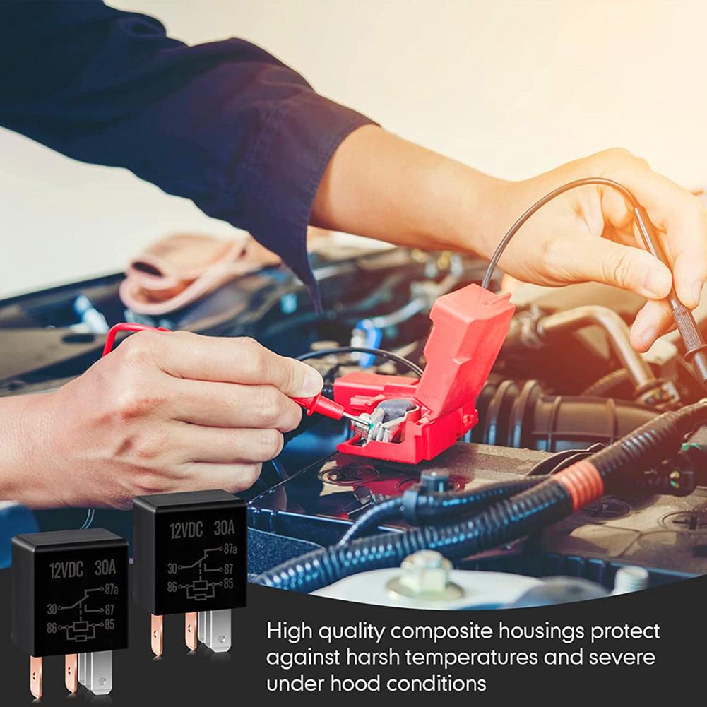 Автомобильные реле 12 В, 30 А, релейная коробка, 12 В, 5-контактное реле