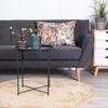 444243 House Nordic Side Table Anne 47 Cm Round Black