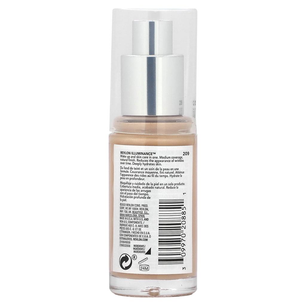 Revlon Jodo, Тональная основа для ухода за кожей, оттенок 209 Buff Beige, 1 жидкая унция (30 мл)