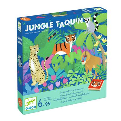 Настольная игра Djeco «Джунгли: Толкай-толкай» (Рекомендуется для детей от 6 лет и старше.)