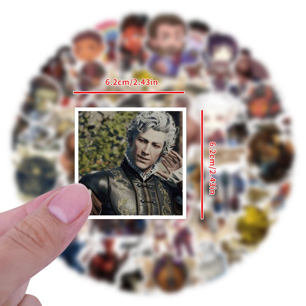 10/50 шт. BG3 наклейки Baldur's Gate граффити наклейки для DIY багаж ноутбук скейтборд мотоцикл велосипед наклейки