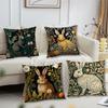 Ретро мягкая наволочка для дивана w-william m-morris, искусство, гостиная, кролик, комната, домашний декор, защитные чехлы без вкладышей