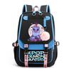 K-Pop Anime Printed Backpack Teens School Bag With Spine Support 20-35L Capacity Oxford Fabric Unisex College Style