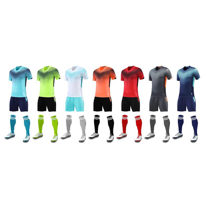 Прибытие DIY футбольный трикотаж комплект мужской футбольной формы футбольные майки комплект спортивный костюм