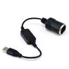 1 шт. 5 В 2 А на 12 В 8 В USB-адаптер-розетка прикуривателя автомобиля, штекер-гнездо, преобразователь питания для зарядки