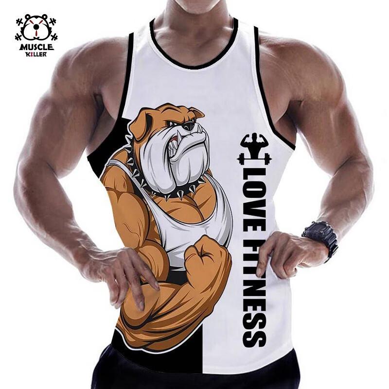 Muscle Animal Sports Gym Wear: Loose Fit Elastic Clothing for Bodybuilding, Running, and Weightlifting
