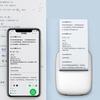 Портативный беспроводной принтер для путешествий, совместимый с Bluetooth, термопринтер без чернил для IOS