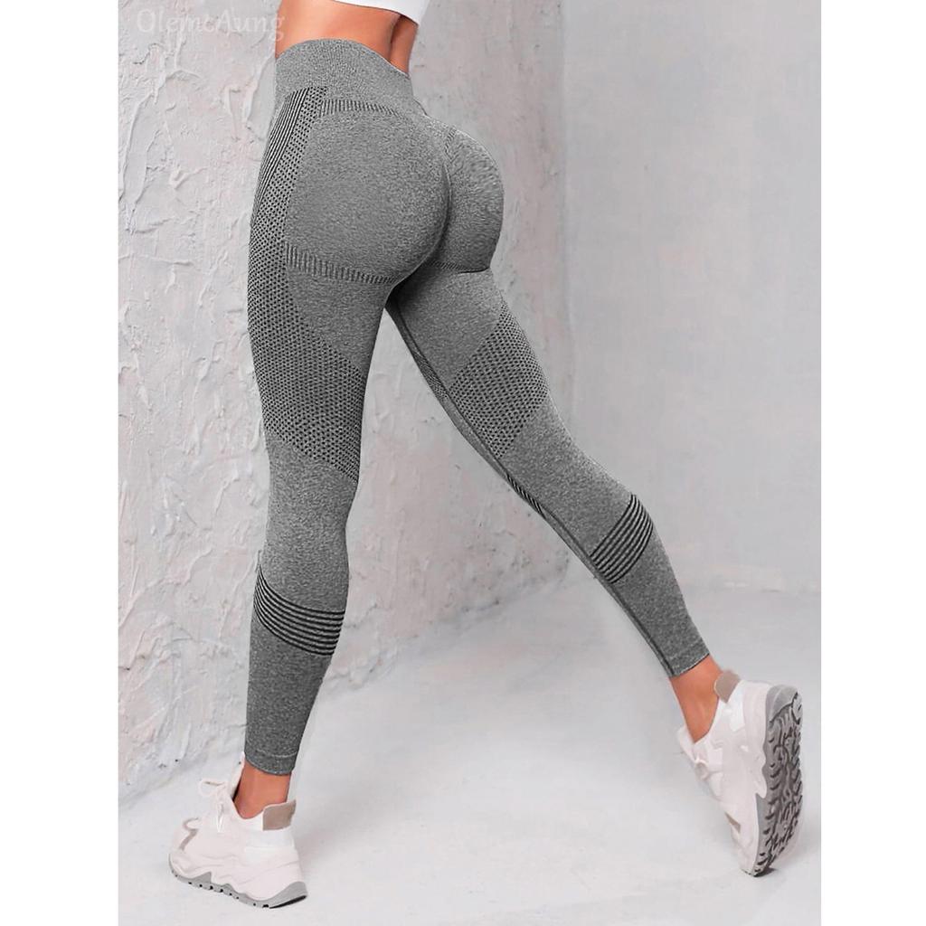 Женские повседневные бесшовные брюки для фитнеса с подтяжкой бедер, облегающие и с высокой талией, штаны для йоги Seach Hip