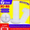 Nylon Plastic Round Pan Head Screw - M2, M3, M4, M5, M6 Sizes