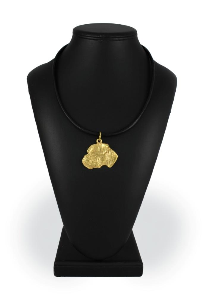 Boxer, German Boxer III – Dog necklace in gift box, gold-plated pendant for dog fan | Art-Dog