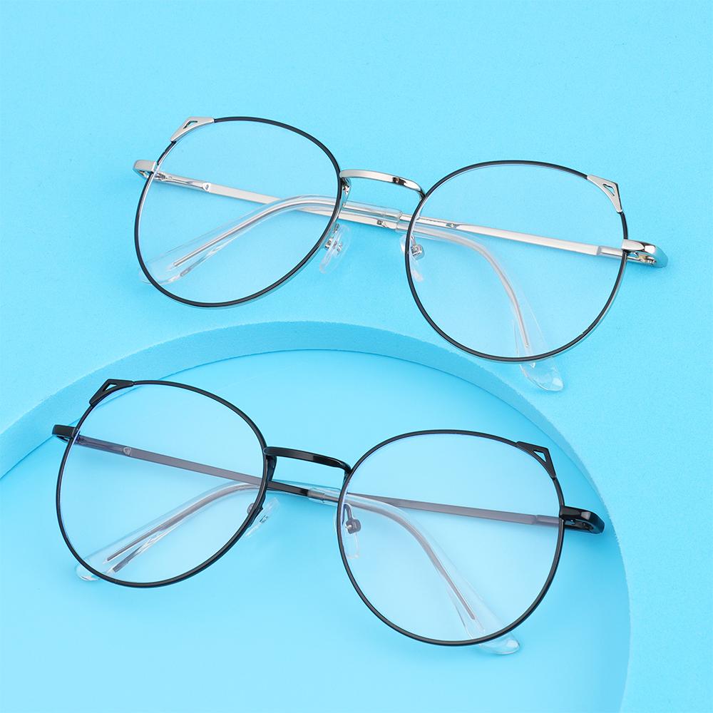 Милая защита для глаз Ультра легкая оправа кошачьи уши очки компьютерные очки анти-синий свет очки