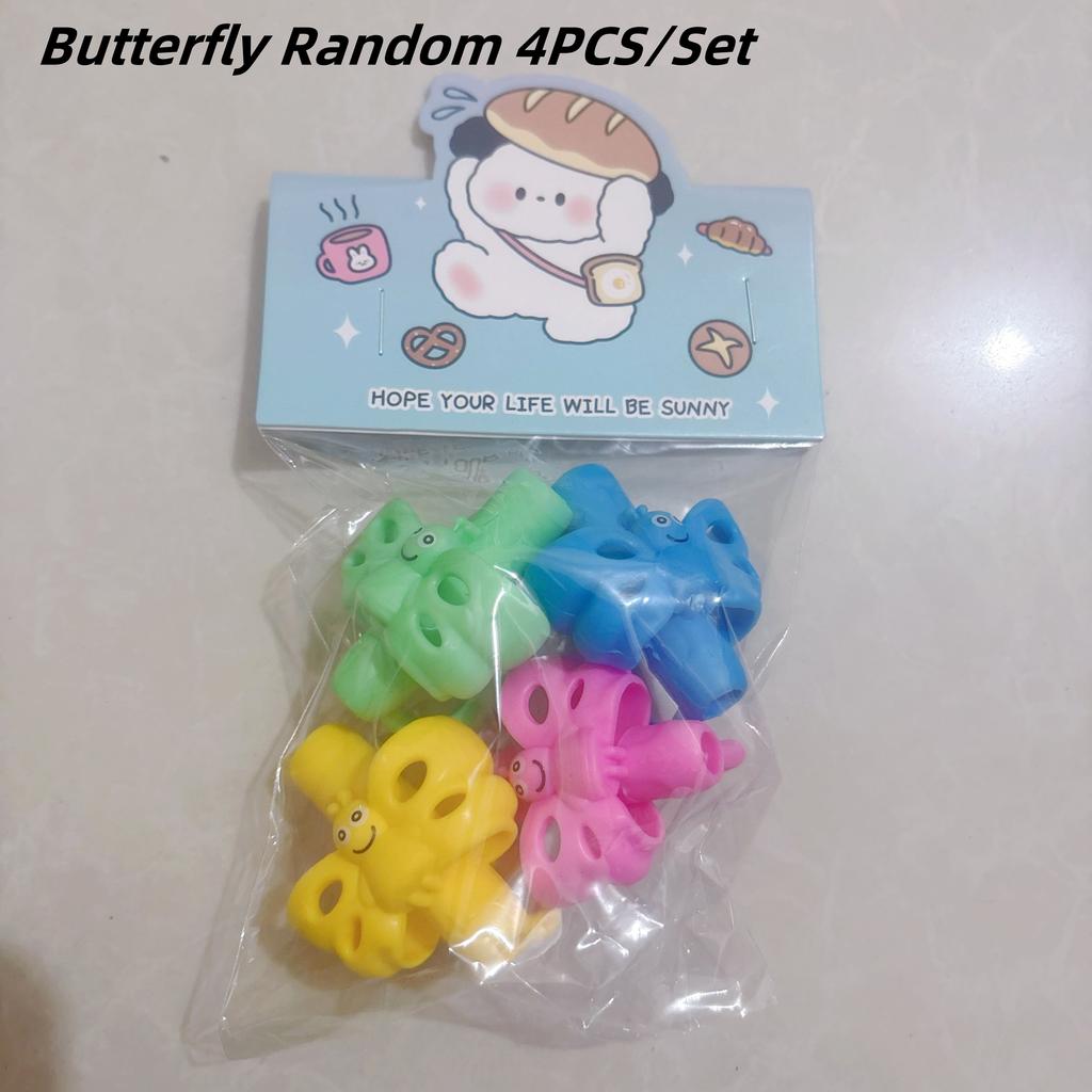 Детский карандаш для письма Подставка для ручек Детское обучение Практика Силиконовый держатель для ручки Помощь для захвата Устройство для коррекции осанки для студентов