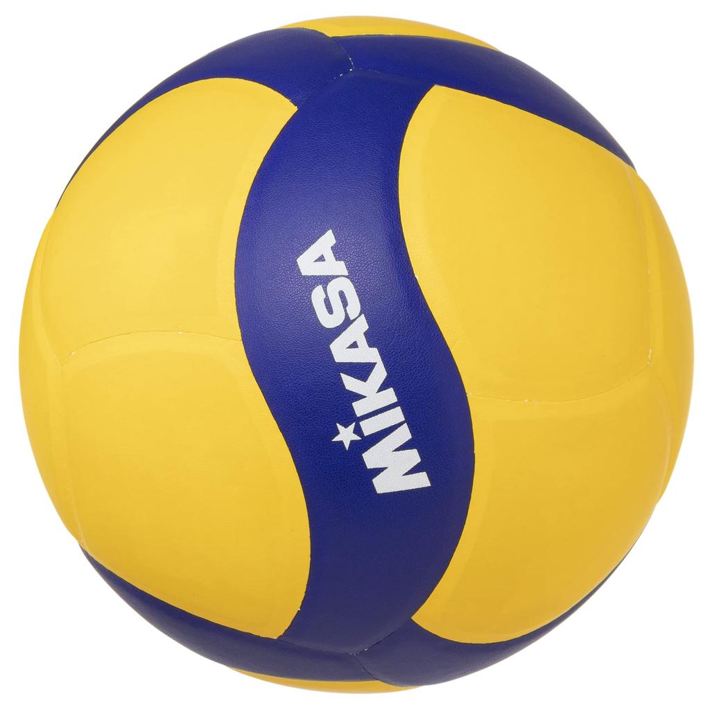 MIKASA Volleyball with Size for Junior High School Students and Recommended Internal Pressure Bells, 4, Women, Yellow/Blue, V430W-BL, 0.3 (kgf/cm2)