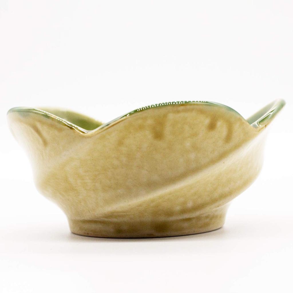 Мино Варе Ямасаку Печь Маленькая Миска Мини Миска Блюдо 3 дюйма Диаметр 9 см Кисето Сделано в Японии "Ваза для цветов" В форме цветка прибл.. 520-0151