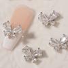 Nail Ornament High Durability Rust-proof Cubic Zirconia DIY Nail Decoration Bow-knot Nail Accessories