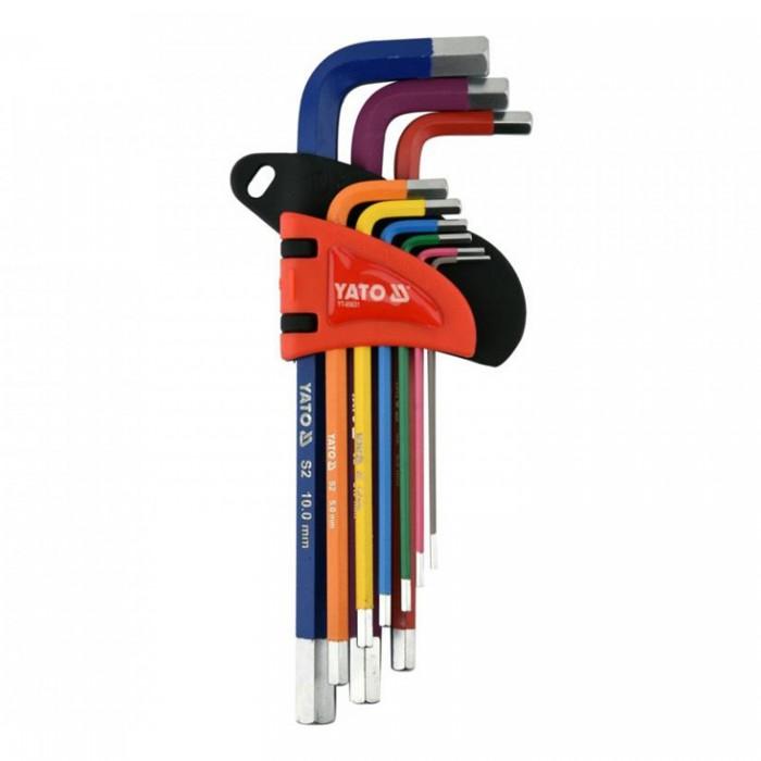 Yato Steel Hex Key  (Pack of 9)