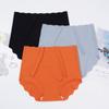 High Waist Panties for Women Plus Size Ice Silk Seamless Briefs Women Soft Underpants