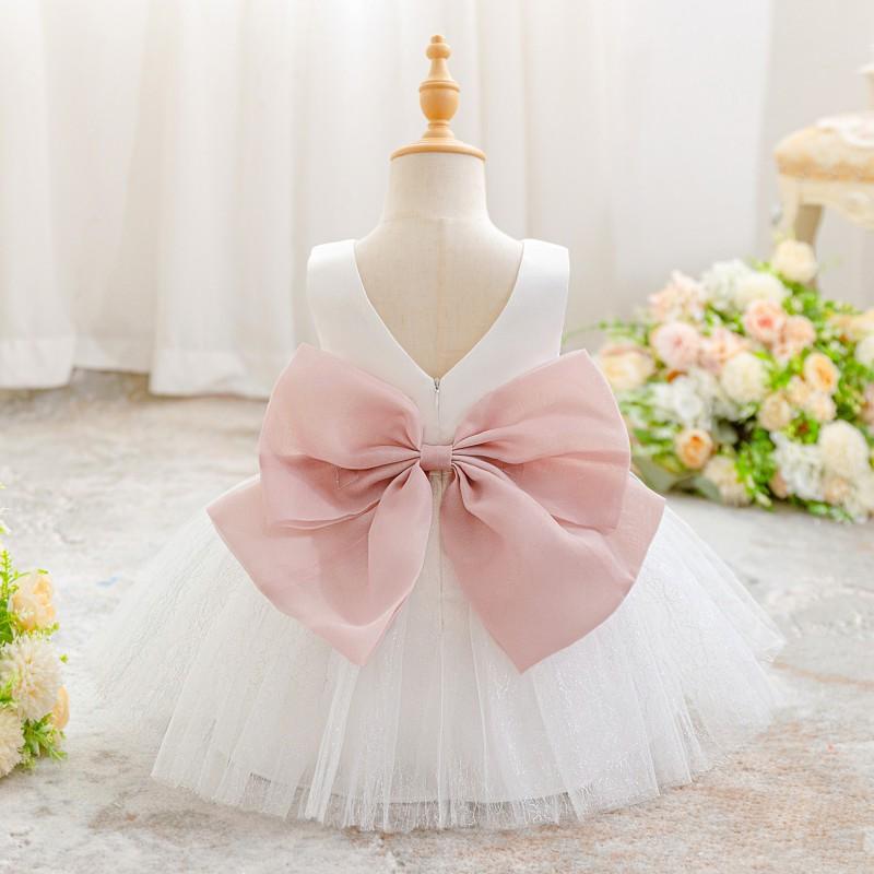 Girls Princess Tulle Dress Birthday Party Evening Performance Toddler Girl Fancy Gown