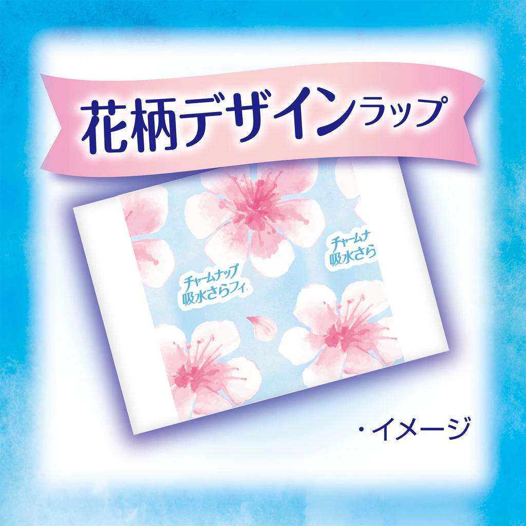 Charm Nap Water Absorbent Sarafi Long Unscented Deodorizing Wingless 10cc 19cm 48 Pieces Moisture Care Urine Absorbent Liner Urine Leaking Liner Panty