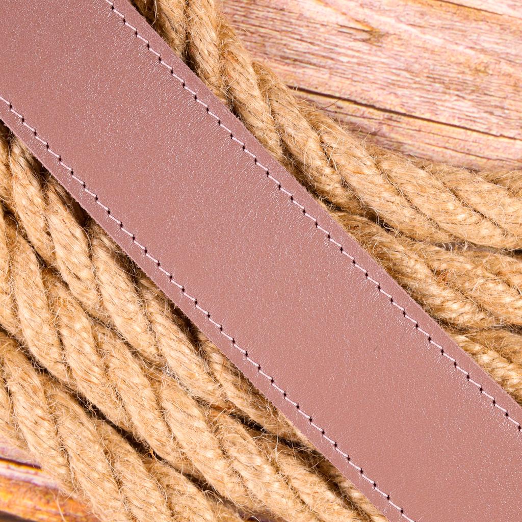 Интересный женский кожаный ремень GRANDE PELLE Leather Belt 21459 Розовый